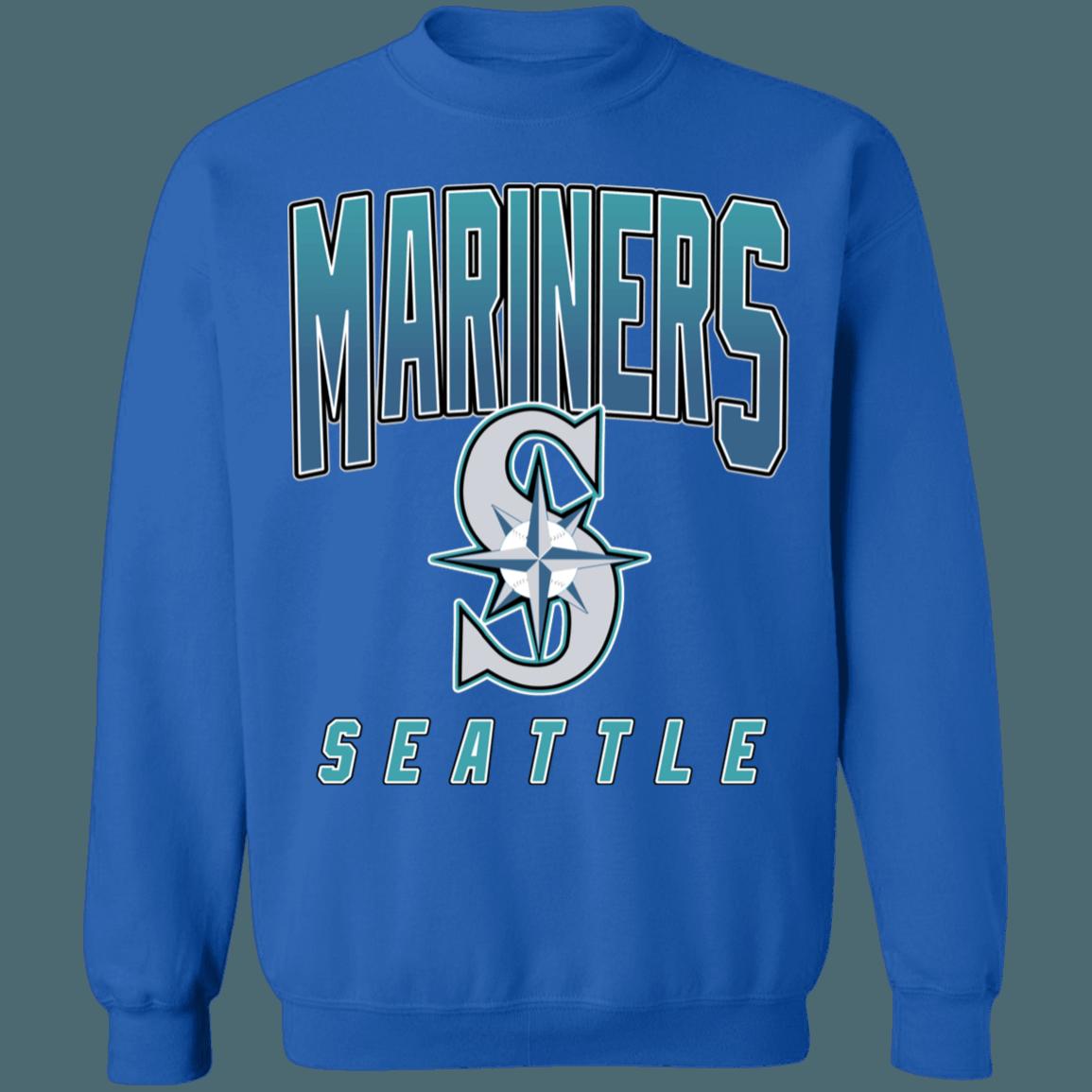 Seattle Mariners Vintage MLB Crewneck Sweatshirt Hoodie Shirt Gifts for Seattle Mariners Fans - Image 3