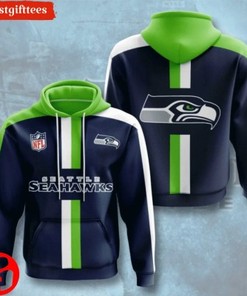 Seattle Seahawks 3D Hoodie, Nfl For Awesome Fans, Nfl Team Gifts