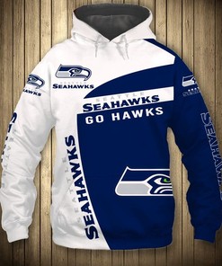 Seattle Seahawks 3D Hoodie Zip Hoodie, Nfl 3D All Over Print Hoodie Zip Hoodier Gift For Fans