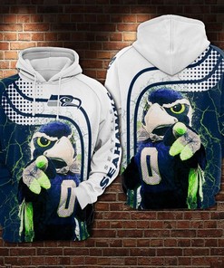 Seattle Seahawks Nfl Football 3D All Over Printed Hoodie, Zip Up Hoodie