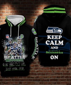 Seattle Seahawks Nfl Football Legend 3D All Over Print Zip Up Hoodie Option