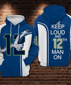 Seattle Seahawks Nfl Football Sam Adkins 3D All Over Printed Hoodie, Zip Up Hoodie