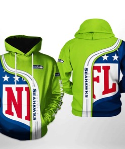 Seattle Seahawks Nfl Team 3D All Over Print Zip Up Hoodie Option