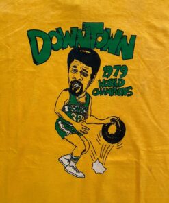 Seattle Supersonics 1979 World Champions Tshirt Sweatshirt Hoodie Crewneck Sweatshirt Pullover Reprinted Full Color Full Size Gifts for NBA Fans