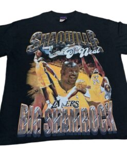 Shaquille O'Neal Basketball NBA Michael Jordan Tshirt Hoodie Crewneck Sweatshirt Reprinted Full Color Full Size Gifts for NBA Fans