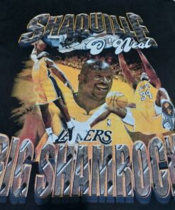 Shaquille O'Neal Basketball NBA Michael Jordan Tshirt Hoodie Crewneck Sweatshirt Reprinted Full Color Full Size Gifts for NBA Fans