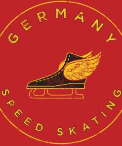 Short Track Speed Skating Germany - Winter Shirt Sweatshirt Pullover Hoodie Reprinted Full Color Full Size