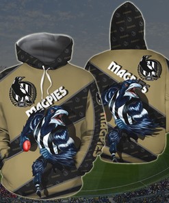 Show Your Devotion To The Collingwood Football Club With Our 3D All Over Print Hoodie Available In Zip Up Or Pullover
