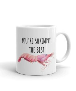 Shrimply The Best, Simply The Best Mug, Cute Valentine's Mug, Cute Birthday Gift, Anniversary Gift, I Love You