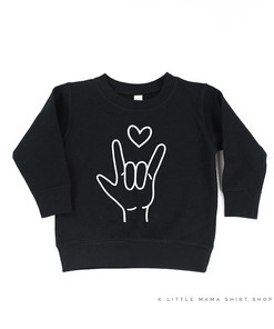 Sign Language, I Love You, Valentine Sweater, Valentine Sweater For Kids, Kid Valentine Shirt, Toddler Valentine, Valentine Graphic