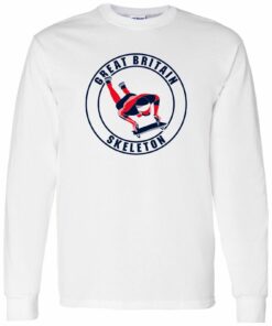 Skeleton Great Britain - Winter Games Competition Shirt Sweatshirt Pullover Hoodie Reprinted Full Color Full Size