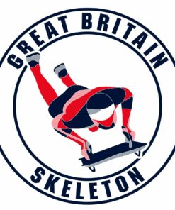 Skeleton Great Britain - Winter Games Competition Shirt Sweatshirt Pullover Hoodie Reprinted Full Color Full Size