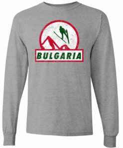 Ski Jumping Bulgaria - Winter Sports Shirt Sweatshirt Pullover Hoodie Reprinted Full Color Full Size