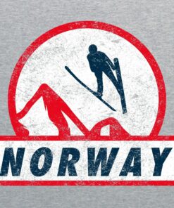 Ski Jumping Norway - Winter Sports Shirt Sweatshirt Pullover Hoodie Reprinted Full Color Full Size
