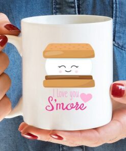 S'more, Smore, S'more Gift, Funny Mug, I Love You, Camping Mug, Anniversary Gift, Anniversary, Pun, Valentine's Day Mug