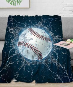 Soft Baseball Blanket, Throw Blanket For Kids And Adults