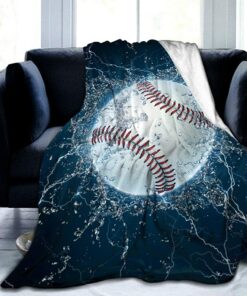 Soft Baseball Blanket, Throw Blanket For Kids And Adults