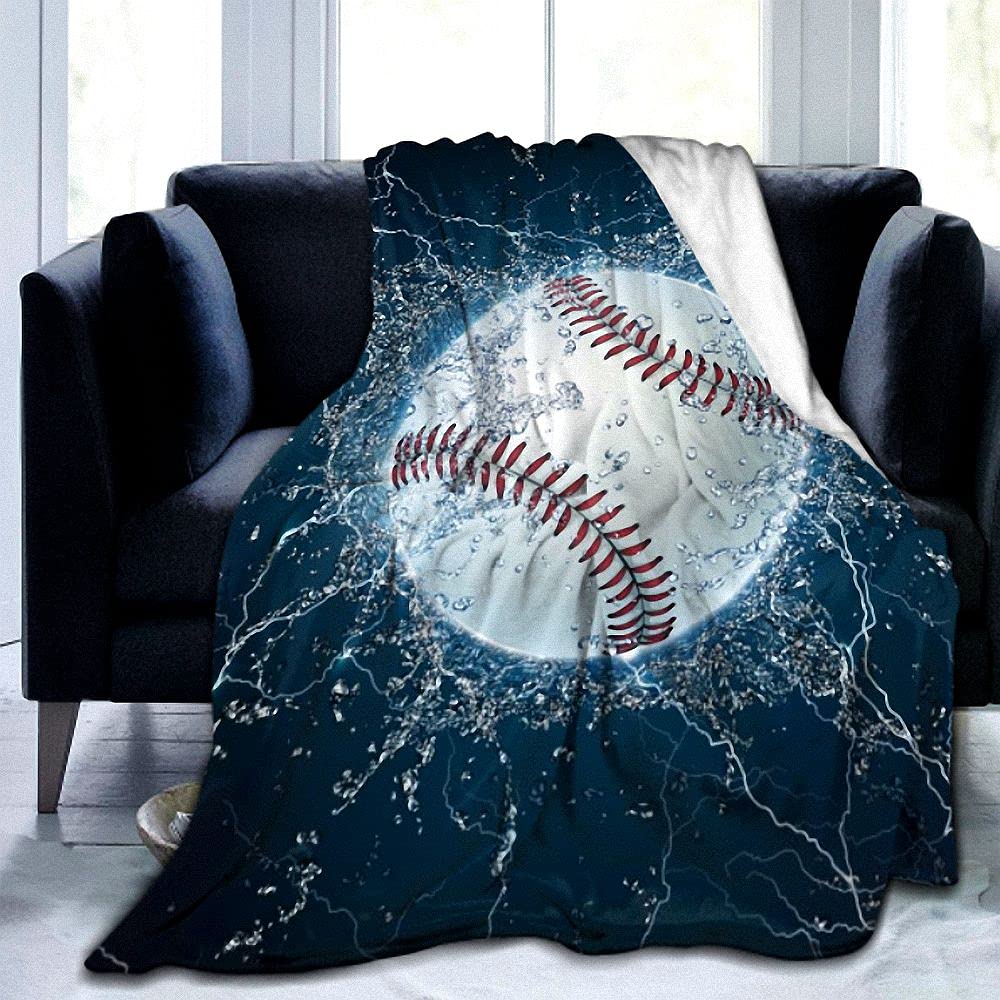 Soft Baseball Blanket, Throw Blanket For Kids And Adults