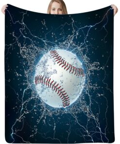 Soft Baseball Blanket, Throw Blanket For Kids And Adults