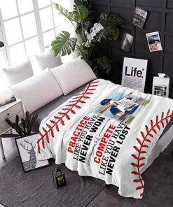 Some Boys Are Just Born With Baseball In Their Souls - Customized Blanket For Adult Kid Family Birthday Gifts Boys