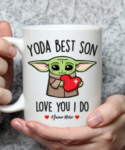 Son Gifts, Yoda Best Son Mug, Best Son Ever Gift, Baby Yoda Coffee Mug, Funny Gift For Son, World's Best Son Gift