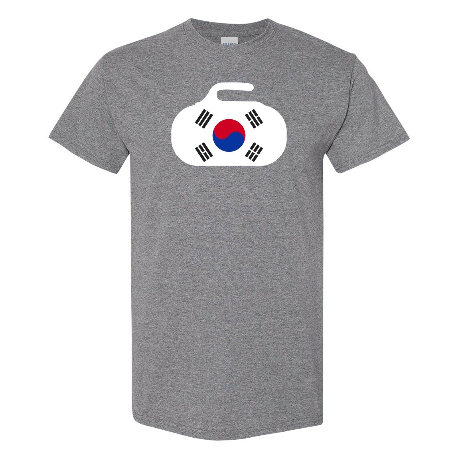 South Korea Curling Stone - Winter Sports Shirt Sweatshirt Pullover Hoodie Reprinted Full Color Full Size