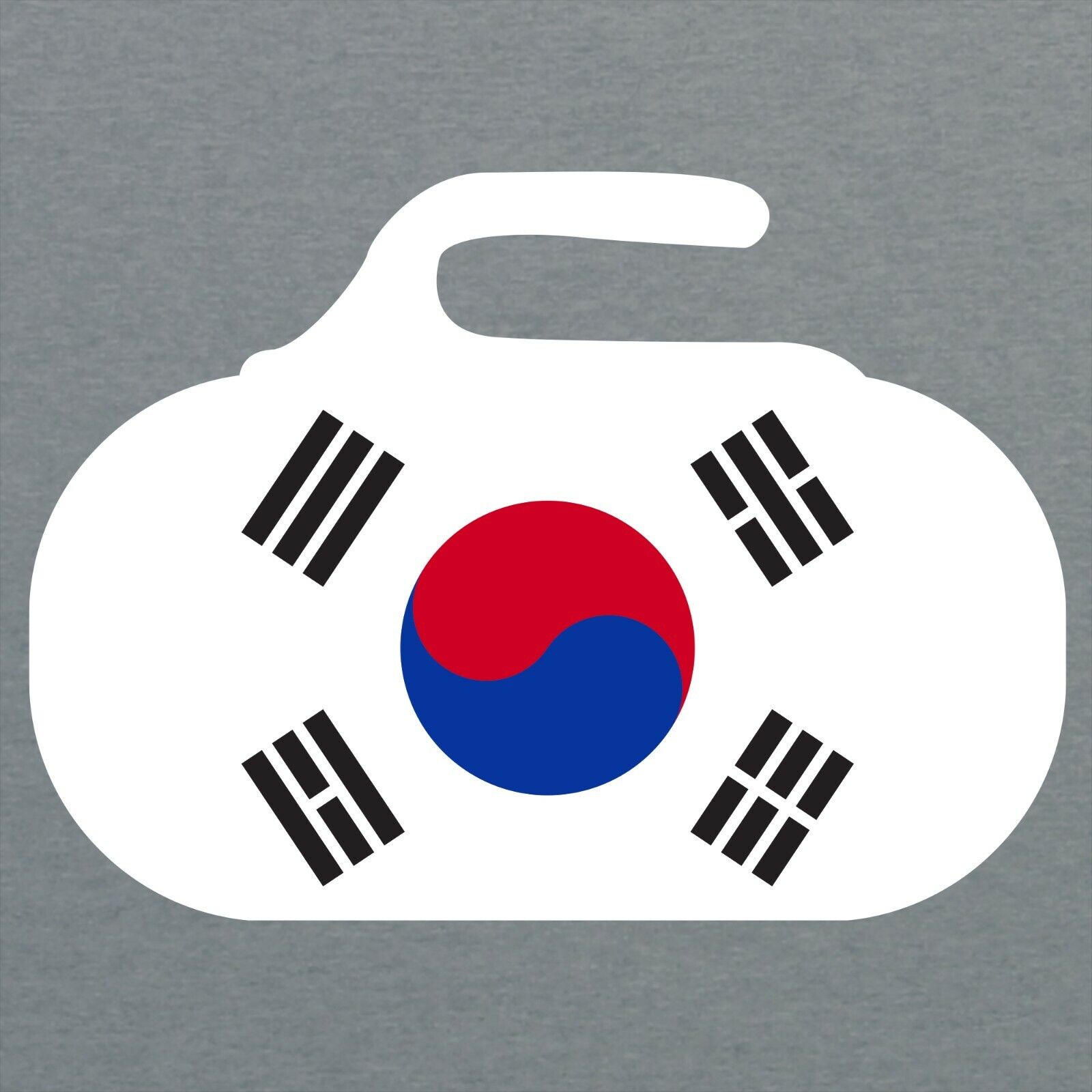 South Korea Curling Stone - Winter Sports Shirt Sweatshirt Pullover Hoodie Reprinted Full Color Full Size