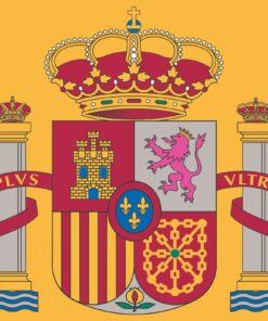 Spain European Flag Basic Shirt Sweatshirt Pullover Hoodie Reprinted Full Color Full Size