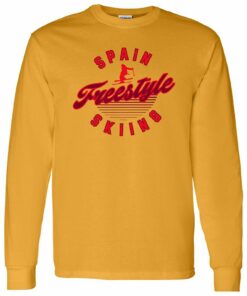 Spain Freestyle Skiing - Winter Sports Shirt Sweatshirt Pullover Hoodie Reprinted Full Color Full Size