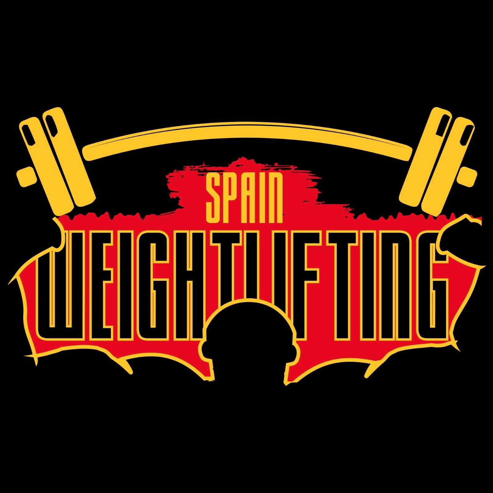 Spain Weightlifting - Training Exercise Competition Shirt Sweatshirt Pullover Hoodie Reprinted Full Color Full Size