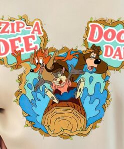 Splash Mountain Tee, Brer Bear with the Zip-A-Dee Shirt, Disney Family Shirt, Disney Shirt, Gift for Kids, Disney Shirts, Disneyworld Shirts