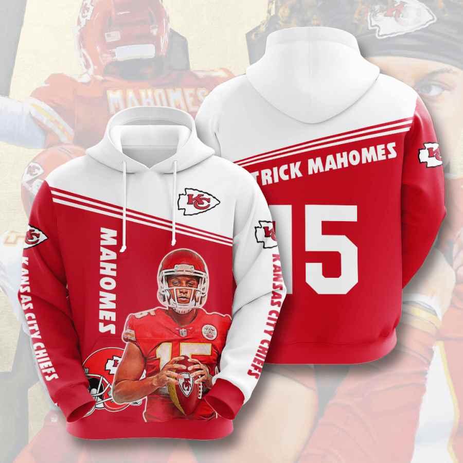 Sports American Baseball Nfl Kansas City Chiefs 3D All Over Print Zip Up Hoodie Option
