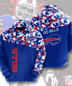 Sports American Football Nfl Buffalo Bills 3D All Over Print Zip Up Hoodie Option