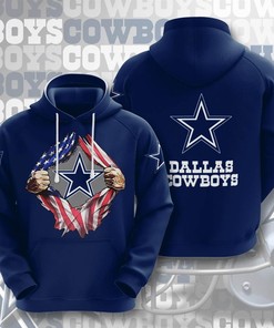Sports American Football Nfl Dallas Cowboys 3D All Over Print Zip Up Hoodie Option