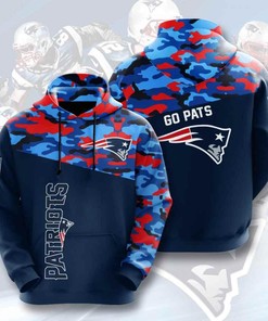 Sports American Football Nfl New England Patriots 3D All Over Print Zip Up Hoodie Option