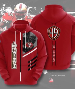Sports American Football Nfl San Francisco 49Ers 3D All Over Print Zip Up Hoodie Option