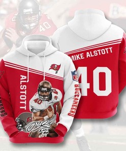 Sports American Football Nfl Tampa Bay Buccaneers Mike Alstott 3D All Over Print Zip Up Hoodie Option