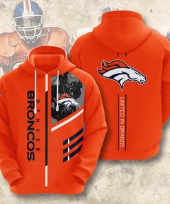 Sports American Nfl Denver Broncos 3D All Over Print Zip Up Hoodie Option