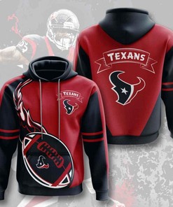Sports American Nfl Houston Texans 3D All Over Print Zip Up Hoodie Option