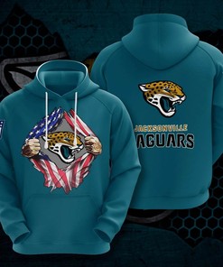 Sports American Nfl Jacksonville Jaguars 3D All Over Print Zip Up Hoodie Option