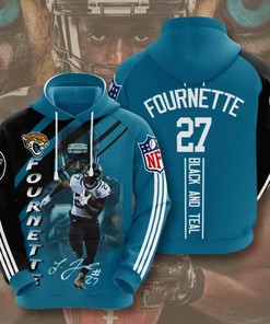 Sports American Nfl Jacksonville Jaguars Leonard Fournette 3D All Over Print Zip Up Hoodie Option
