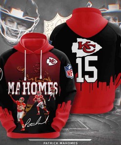 Sports American Nfl Kansas City Chiefs Patrick Mahomes 3D All Over Print Zip Up Hoodie Option