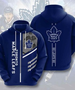 Sports Hockey Nhl Toronto Maple Leafs 3D All Over Print Zip Up Hoodie Option
