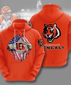 Sports Team Cincinnati Bengals No267 3D Hoodie Zip Hoodie, Nfl 3D All Over Print Hoodie Zip Hoodie
