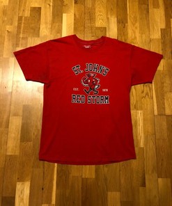 St. John’s University Red Storm Athletics Team T-Shirt Sweatshirt Pullover Hoodie Reprinted Full Color Full Size Gift For NCAA Fans