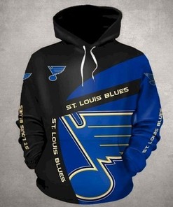 St Louis Blues Hoodie 3D Hoodie Zip Hoodie, Nhl 3D All Over Print Hoodie Zip Hoodie