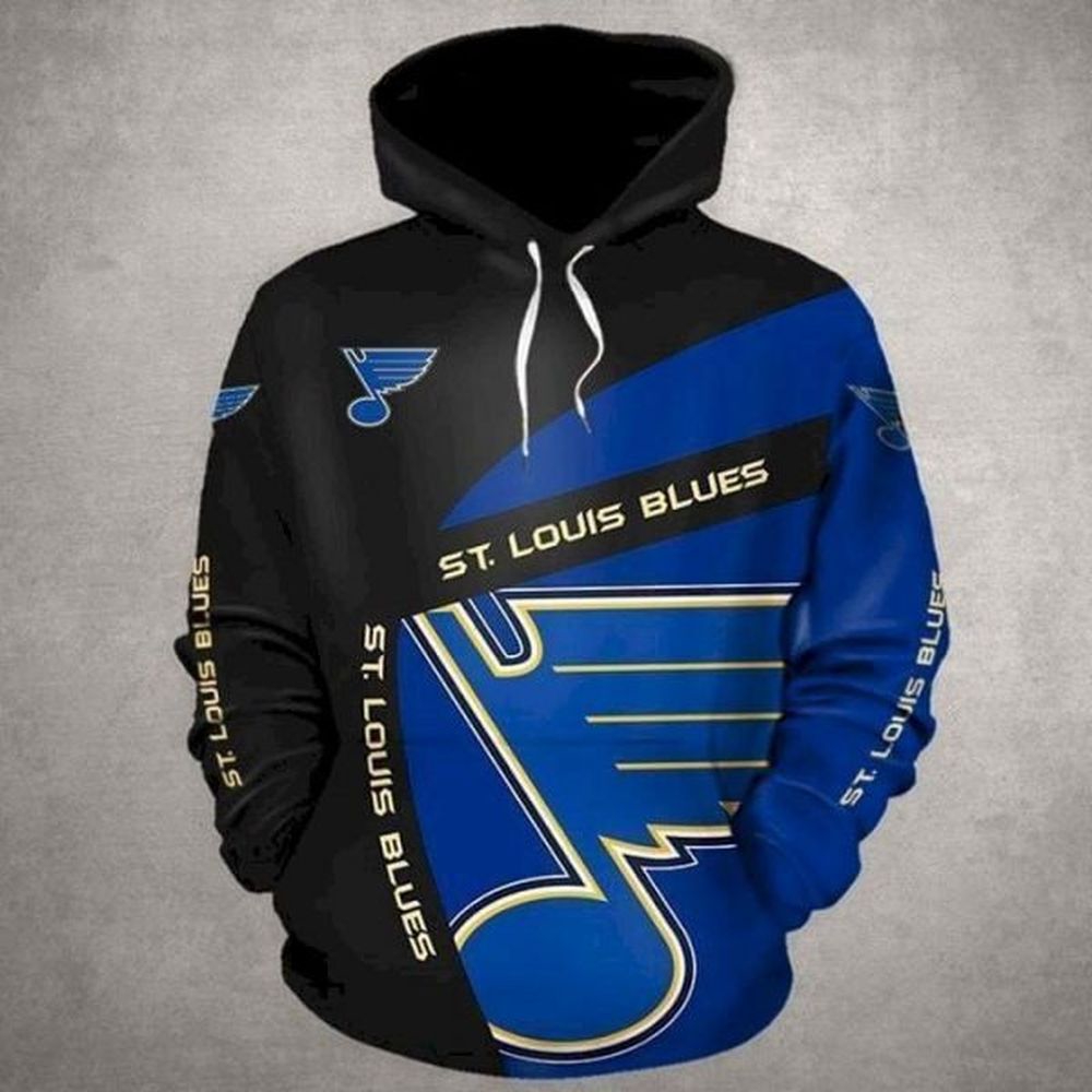 St Louis Blues Hoodie 3D Hoodie Zip Hoodie, Nhl 3D All Over Print Hoodie Zip Hoodie