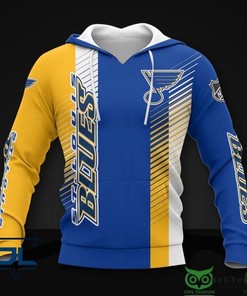 St Louis Blues Nhl Team Logo Color 3D Printed Hoodie Sweatshirt Tshirt