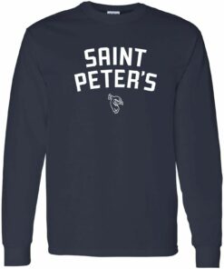St Peter's University Peacocks Arch Logo Shirt Sweatshirt Pullover Hoodie Reprinted Full Color Full Size