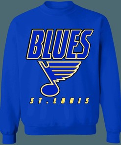 St.Louis Blues Vintage 90's NHL Crewneck Sweatshirt Hoodie Shirt Gifts for Fans